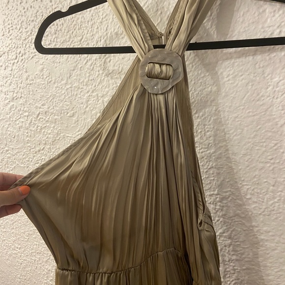 Zara Satin Effect Halter Jumpsuit - Picture 3 of 5